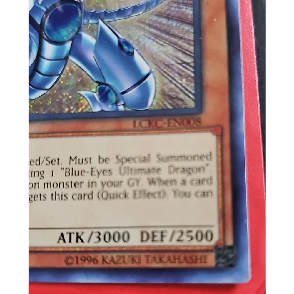 Blue-Eyes Shining Dragon LCKC-EN008 Secret Rare 1st Ed Yu-Gi-Oh! LP‎ 1996 NM